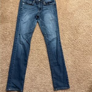 American Eagle Outfitters Dark Blue Skinny Leg Jeans